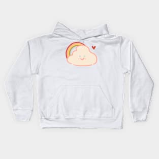 Rainbow Cloud Kids Hoodie